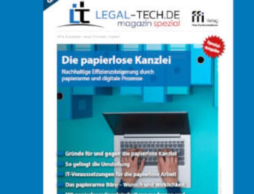 In eigener Sache – Beitrag bei Legal-Tech.de