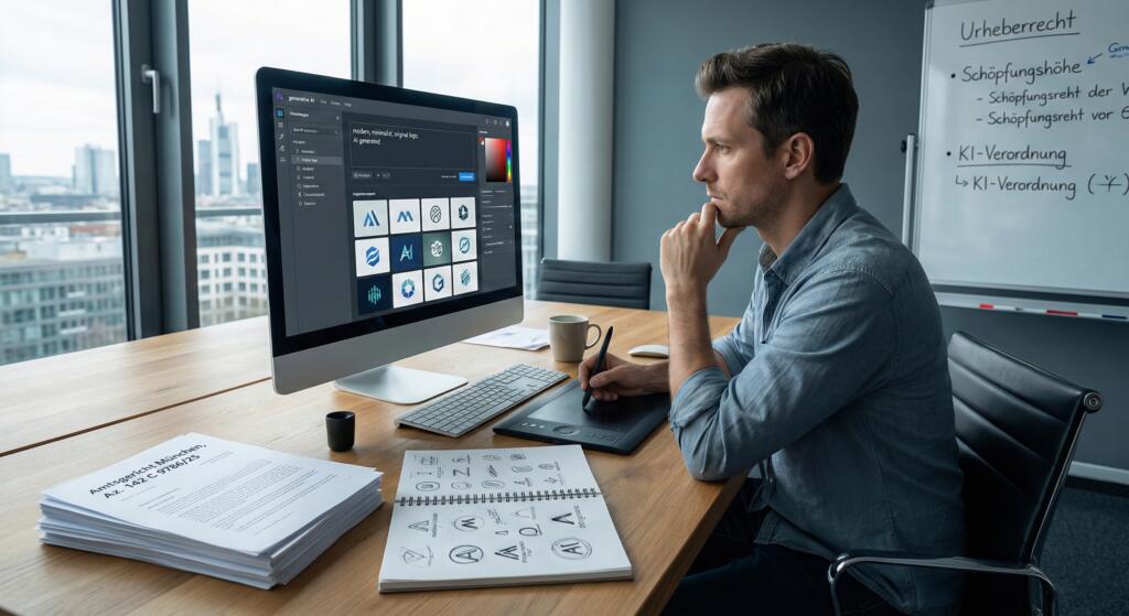 Kein Schutz für KI-Kunst: Ein neues Urteil des AG München sorgt für Aufsehen. Wer Logos nur mit Prompts generiert, wird nicht zum Urheber. Marken- und Wettbewerbsrecht als neue Lösungsansätze. Kein Schutz für KI-Kunst: Ein neues Urteil des AG München sorgt für Aufsehen. Wer Logos nur mit Prompts generiert, wird nicht zum Urheber. Marken- und Wettbewerbsrecht als neue Lösungsansätze.